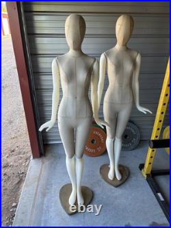 Rare Vintage Victorias Secret Full Body Mannequin Store Display With Stand