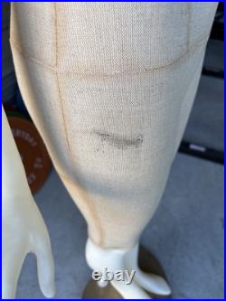 Rare Vintage Victorias Secret Full Body Mannequin Store Display With Stand