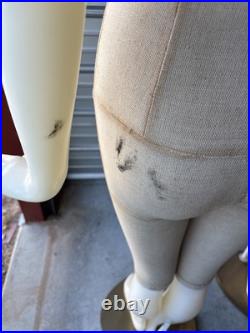 Rare Vintage Victorias Secret Full Body Mannequin Store Display With Stand