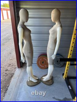 Rare Vintage Victorias Secret Full Body Mannequin Store Display With Stand