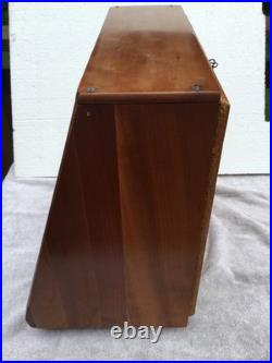 Rare Vtg Case XX Knife 1960's Wood Store Counter Display Case with Key