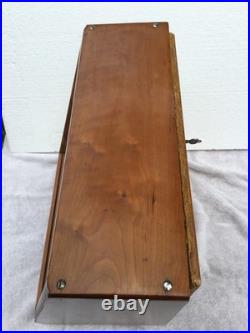 Rare Vtg Case XX Knife 1960's Wood Store Counter Display Case with Key