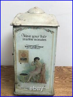 Rare West Hair Net Rotating Store Display 1920's Philadelphia, PA