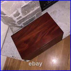 Rare Western Humidor Cedar Wood 18x11x11 Store Display Cigar Box Chest Shelf