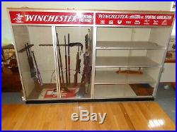 Rare Winchester 1950s 1960s vintage store display cabinet