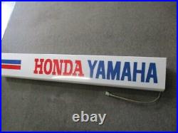 Rare Yamaha Honda Motorcycle Store Display Light promotion sign Vintage Japan