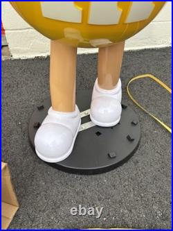 Rare Yellow M&M Store Candy Display Character 38 Tall New In Box! Last One