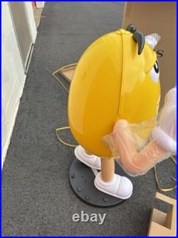 Rare Yellow M&M Store Candy Display Character 38 Tall New In Box! Last One