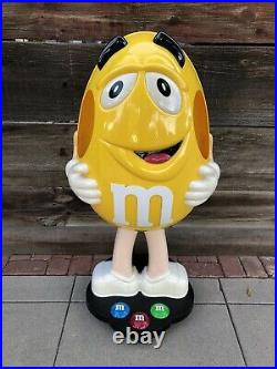 Rare Yellow M&m Candy Peanut Large 41 Store Display