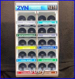 Rare! Zyn 4-Wide 10-Flavor Light-Countertop Merchandiser Display Collectible