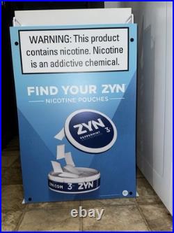 Rare Zyn Metro Merchandiser Display Collector