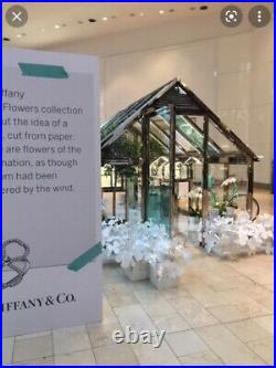 Rare and Retired Tiffany & Co Display White Paper Greenhouse- 100% Authentic