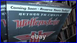 Rare promo lot of 2 boxes return to castle wolfenstein promotional store display