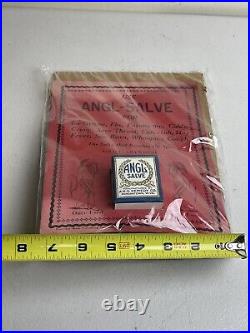 Rare-vintage 1940's Angl Salve Medicine Store Display Advertising -wv -indian