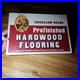 Rare vintage Chickasaw Hardwood Flooring Sign Memphis Tennessee Store display