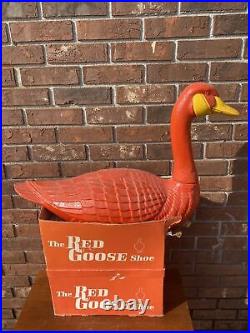 Red Goose Shoes Golden Egg Store Display Very Rare 1960s Large