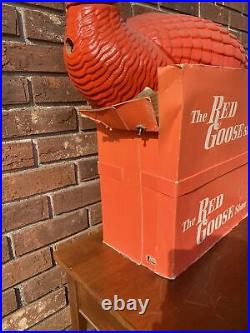 Red Goose Shoes Golden Egg Store Display Very Rare 1960s Large