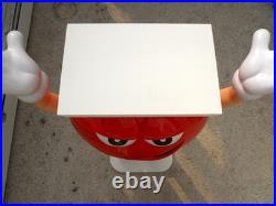 Red M & M Candy RARE Vintage Store Display 3 Feet+