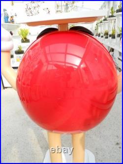 Red M & M Candy RARE Vintage Store Display 3 Feet+