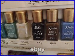 Revlon Makeup Foundation Lipstick Department Counter Store Display Vintage Rare