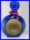 Rochas Byzance Factise A 1987 Store Display Cobalt Glass NO LIQUID. Rare Bottle