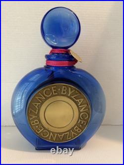 Rochas Byzance Factise A 1987 Store Display Cobalt Glass NO LIQUID. Rare Bottle