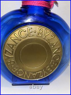 Rochas Byzance Factise A 1987 Store Display Cobalt Glass NO LIQUID. Rare Bottle