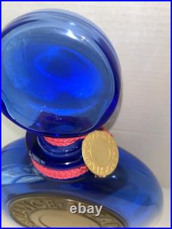 Rochas Byzance Factise A 1987 Store Display Cobalt Glass NO LIQUID. Rare Bottle
