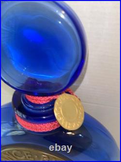 Rochas Byzance Factise A 1987 Store Display Cobalt Glass NO LIQUID. Rare Bottle