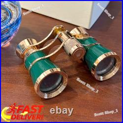 Rolex Green Gold Opera Binoculars Boutique Display Luxury Desk Piece Rare