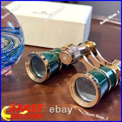 Rolex Green Gold Opera Binoculars Boutique Display Luxury Desk Piece Rare