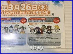SENRAN KAGURA Estival Versus PS Vita PS4 Store Promo Poster Display 2014 RARE