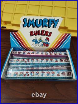SMURFS 12 Ruler Peyo Wallace Berrie & Company Store Display 1983 Rare J41