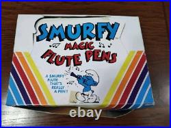 SMURFS Magic Flute Peyo Wallace Berrie & Company Store Display 1983 Rare J41