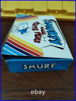 SMURFS Magic Flute Peyo Wallace Berrie & Company Store Display 1983 Rare J41
