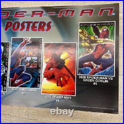 SPIDER MAN POSTERS 2002 POSTER PROMO Store Display Rare FUNKY 23x13 P27