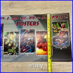 SPIDER MAN POSTERS 2002 POSTER PROMO Store Display Rare FUNKY 23x13 P27