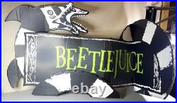 SPIRIT HALLOWEEN Store Exclusive Display Sign BEETLEJUICE 44 X 33 Rare