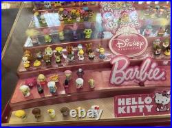 SQUINKEES STORE DISPLAY CASE Brand New RARE Barbie, Disney Princess, Hello Kitty