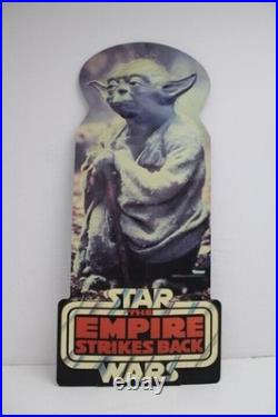 STAR WARS The Empire Strikes Back (1981) YODA VACUFORM Store Display RARE