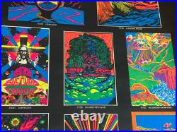 STORE DISPLAY VINTAGE 1973 BLACKLIGHT POSTER By THE THIRD EYE -RARE! 16x 22