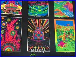 STORE DISPLAY VINTAGE 1973 BLACKLIGHT POSTER By THE THIRD EYE -RARE! 16x 22