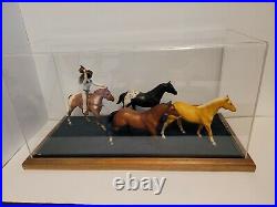 SUPER RARE Breyer Little Bits Paddock Pals store display WOW