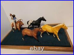 SUPER RARE Breyer Little Bits Paddock Pals store display WOW