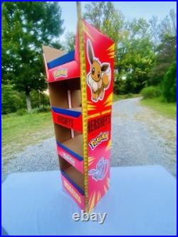 SUPER RARE New 2025 Hershey's POKÉMON Store Display Promo 46x13x12 Eevee Mew
