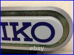 Seiko Sign Lamp Rare Store Display Illumination 16.5x8.2in Vintage Retro Japan