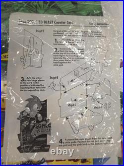 Sonic 3D Blast Promotional Standee 18x12 Rare Store Display Sega New In Package