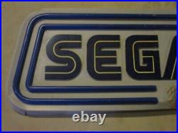 Sonic the Hedgehog Sega Genesis Era Store Display Plastic Sign damaged RARE