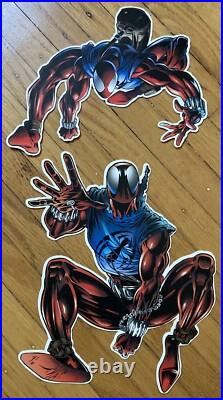 Spider-Man Marvel comics Retail Store Display Dangler Two Pieces Rare