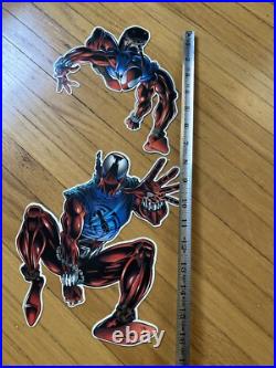 Spider-Man Marvel comics Retail Store Display Dangler Two Pieces Rare